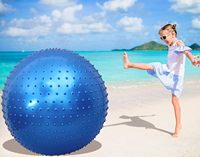 Ballon de yoga sensoriel gonflable antidérapant en PVC écologique pour enfants, idéal pour l'entraînement à l'équilibre (vente en gros)