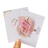 Biglietti di ringraziamento personalizzati ecologici per aziende, stampa di biglietti di auguri personalizzati per il packaging e-commerce e il riconoscimento dei clienti