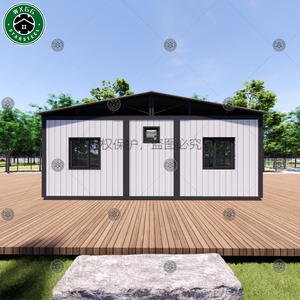 Maison conteneur extensible personnalisée 20ft 40ft, mini-villa de luxe 2-3 chambres, maison préfabriquée en acier pour habitation ou commerce - Product Image 4