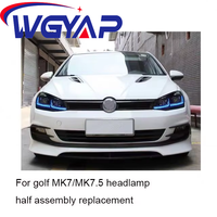 WGYAP Best-seller Nouveau Golf 3 MK3 Phares 12V Ambre Couleur de Lumière de Remplacement pour Volkswan Golf avec D2S D1S D3S Forme d'ampoule