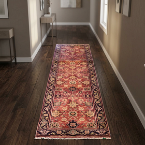 พรมเปอร์เซียโบราณทอมือจากขนสัตว์ธรรมชาติและฝ้าย ขนาด 2'6'' x 10' รุ่น Pan20734 - Product Image 2