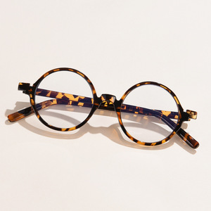 <span class=keywords><strong>Prix</strong></span> d'usine vintage design petit cadre rond ordinateur anti lumière bleue cadre rond bloquant lunettes montures <span class=keywords><strong>2022</strong></span> - Product Image 3
