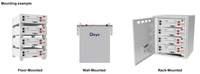 Batterie LiFePO4 Deye 5,12 kWh 51,2 V à montage en rack, batterie ESS standard 19 pouces pour système de sauvegarde d'énergie solaire hybride domestique