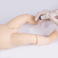 Simulador Médico de Silicona para Entrenamiento de Infusión Intraósea en Bebés, Modelo Anatómico de Ciencia Médica