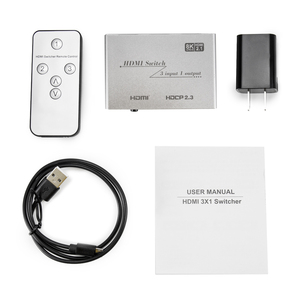 <span class=keywords><strong>4K</strong></span> 30Hz 60Hz <span class=keywords><strong>HDMI</strong></span> SWITCH 3พอร์ต8K ตัวแยก2.1 <span class=keywords><strong>HDMI</strong></span> และสวิตช์ <span class=keywords><strong>HDMI</strong></span> สวิตช์3 in 1สำหรับคอมพิวเตอร์แล็ปท็อป - Product Image 3