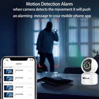 Caméras IP de surveillance Wistino Okampro 2K, vision nocturne couleur intérieure, bébé, 2.4GWifi sans fil, caméra de sécurité domestique