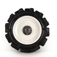 Kit de roue motrice à moyeu avec pneu plein de 14 pouces, 2 roues motrices, 500W 700W, à basse vitesse, avec commande par joystick, pour chariots à main agricoles et pour terrains boueux
