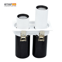 Downlight LED Spot 2*12w Terpasang di Dinding, Dapat Disesuaikan, Model Terbaru 2020