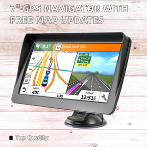 Xách tay 7-inch ô tô <span class=keywords><strong>GPS</strong></span> navigation xe đa phương tiện Player cho AUX Port miễn phí mới nhất bản đồ màn hình cảm ứng LCD TFT 1 năm - Product Image 2