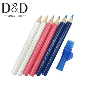 Ensemble de crayons à marquer les tissus solubles dans l'eau avec pinceau pour la <span class=keywords><strong>couture</strong></span>, la confection de vêtements et le patchwork - Product Image 1