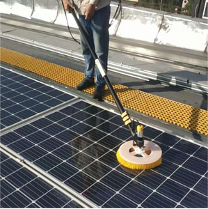 Zhenda Handheld Telescopic Pole Solar Panel <strong>Cleaning</strong> <strong>Brush</strong> Solar <strong>Cleaning</strong> Single Head <strong>Electric</strong> <strong>Brush</strong> - Product Image 6