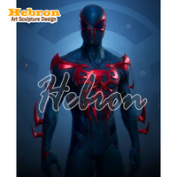 Authentisch Nachgearbeiteter 2099 Spider-Man Anime-Anzug Superhelden-Rollenspiel Halloween-Event Bühnen-Party-Verkleidung für Erwachsene