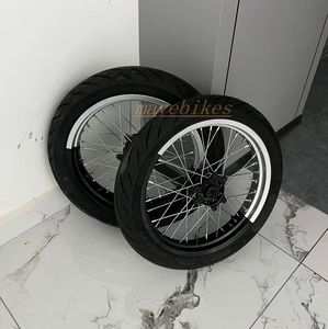 <span class=keywords><strong>Cerchi</strong></span> Supermoto da 17 Pollici per Surron Ultra Bee, Parti di Ricambio per <span class=keywords><strong>Bici</strong></span> Elettrica, Assemblaggio Anteriore e Posteriore 17x2.5/17x3.5, Condizione Pneumatici Stradali - Product Image 4