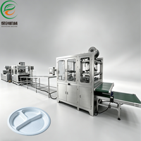 Vente directe usine : Machine de thermoformage automatique en ligne, écologique, pour la fabrication de plateaux alimentaires jetables à compartiments et de barquettes repas