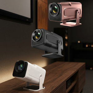 HY320 Mini Smart <b>Projector</b> with 180 Degree Rotating Stand 720P Native 4K Decoding <b>WiFi</b> 6 Beamer 63 390 ANSI - Product Image 3