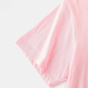 Camiseta Rosa 100% Algodón Personalizada 2026 de Alta Calidad, Gruesa, Lisa, con Impresión Digital, Antiencogimiento para Hombre, 220g - Product Image 5