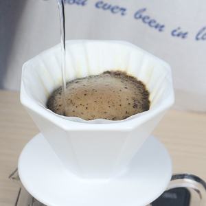 Ensemble de tasses à filtre à café en céramique écologiques lavées à la <span class=keywords><strong>main</strong></span> Style goutteur de café avec caractéristiques écologiques - Product Image 5