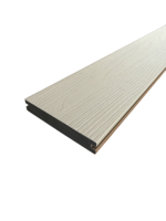 Revêtement de terrasse composite WPC, couche de surface co-extrudée de 0,6 mm d'épaisseur, double face, entrepôt américain