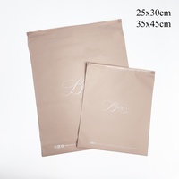 Sacs à fermeture éclair en PE/EVA givrés de luxe, recyclables, avec logo personnalisé, impression offset et sérigraphie, pour vêtements, chaussures, bijoux, perruques - Vente en gros