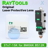 Lentille de protection laser originale RayTools 211LCG0078E 37x7 0-15KW, lentilles optiques 1064 avec revêtement AR pour BM06K BM06K BS12K BS20K