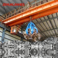 Grúa Inteligente para Residuos Tipo QZ, Grúa Puente de Doble Viga con Garra, Motor y Caja de Cambios de 45 Toneladas para Plantas de Energía de Residuos
