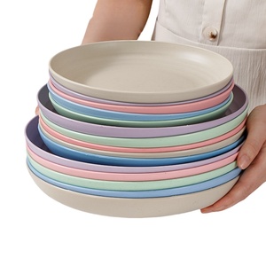 <span class=keywords><strong>Assiette</strong></span> <span class=keywords><strong>de</strong></span> fruits japonaise design moderne en paille <span class=keywords><strong>de</strong></span> blé pour le camping, les collations et les desserts, vente en gros <span class=keywords><strong>de</strong></span> plastique pour Noël - Product Image 1