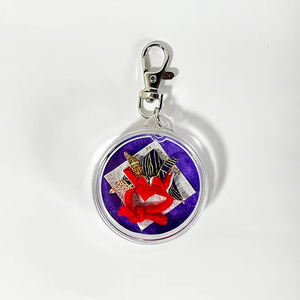 พวงกุญแจโอริกามิ kabuto สแตนเลสสำหรับผู้หญิงน่ารักพวงกุญแจของขวัญพร้อมกุญแจจากญี่ปุ่น - Product Image 1