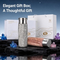 Bouteille d'eau, de thé ou de café en titane pur, isolée sous vide, avec couvercle magnétique, personnalisable avec logo, vente en gros