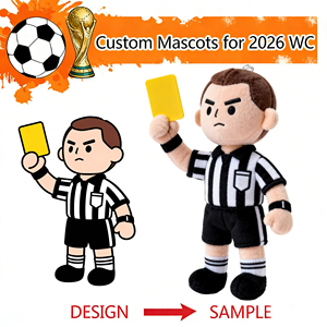 <strong>Plush</strong> <strong>Toys</strong> Deep Customization Appearance Size OEM/ODM Soccer Themed Mascot <strong>Plush</strong> <strong>Keychains</strong> <strong>Toys</strong> - Product Image 5