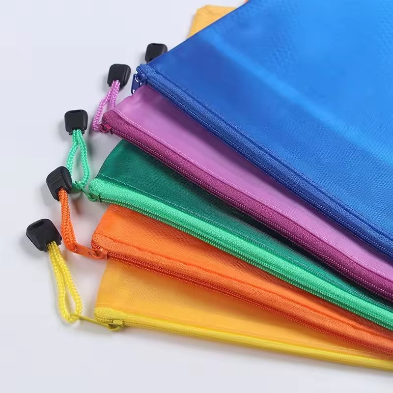 Plastic Wallets A5 Zip Lock Bags - 24 Pack A5 Folders Docuent Zipper Bags Esh Zip Wallet
