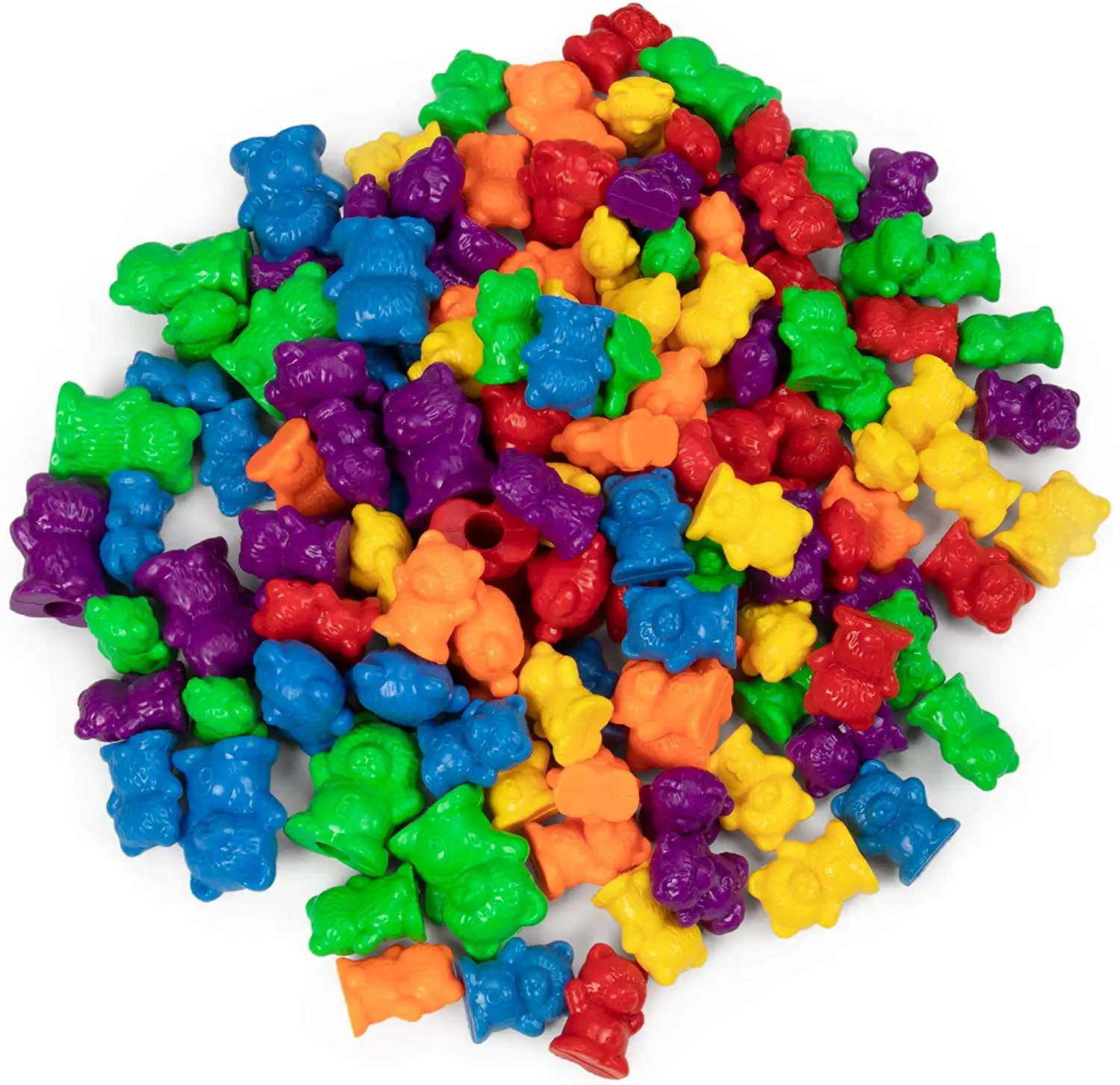 Amazon Hotsale Montessori pädagogisches Matching-Spiel Spielzeug Regenbogen Farbe zählen Bären