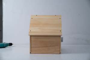 بيت خشبي طبيعي صديق للبيئة للقطط والكلاب، سرير مريح للحيوانات الأليفة - Product Image 6