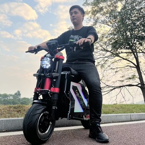 Scooter eléctrico todoterreno de 72V 10000W con motor dual, scooter eléctrico para adultos de 14 pulgadas, batería de litio de 50Ah, scooter eléctrico a prueba de agua. - Product Image 2