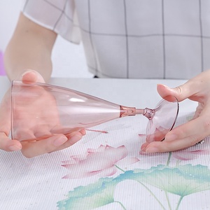 Nouveaux produits 2026 – Ensemble de verres à <span class=keywords><strong>martini</strong></span> portables en plastique pour camping, verres à margarita, verres à cocktail, gobelets vintage transparents pour l'extérieur - Product Image 3