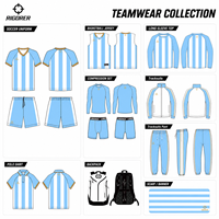 Tenues d'équipe de football Rigorer 2026, nouveau design, antibactériennes, ensembles de maillots de football personnalisés de haute qualité