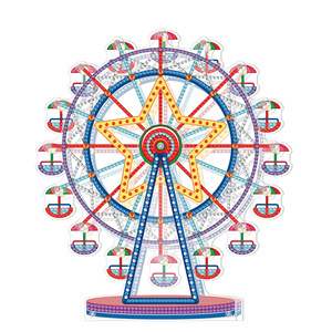 Creative Diy Ferris Wheel Diamond Painting Decoration 5D Decoration