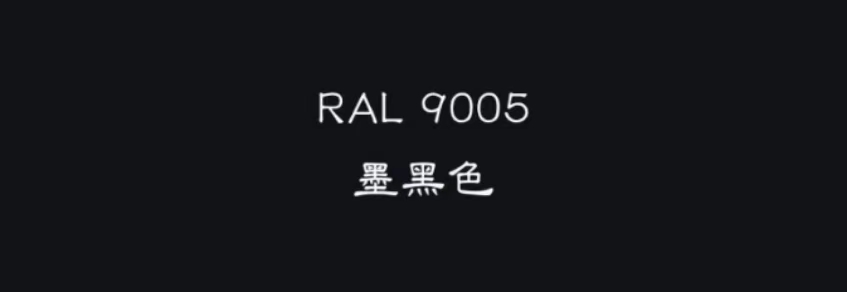 RAL9005 negro