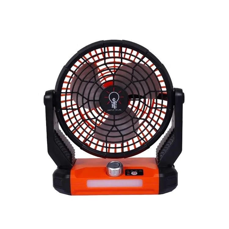 Rechargeable Portable Solar Fan Multi-functional Electric Hand Held Hang Mobile Phone Charging Fan Emergency Light Remote