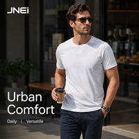 Camisetas JNEI para Hombre, Camiseta Deportiva de Secado Rápido, Transpirable, con Protección UV, para Múltiples Actividades, Uso Diario, 150 g/m²