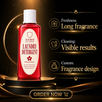Détergent Liquide Vermilion pour Linge, Produits de Nettoyage, Parfum Longue Durée, Fraîcheur Durable