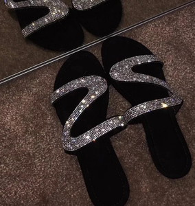 Scarpe Casual da <span class=keywords><strong>donna</strong></span> con strass scarpe da spiaggia basse casual infradito di <span class=keywords><strong>grandi</strong></span> dimensioni per <span class=keywords><strong>donna</strong></span> <span class=keywords><strong>taglie</strong></span> forti <span class=keywords><strong>sandali</strong></span> da <span class=keywords><strong>donna</strong></span> - Product Image 4