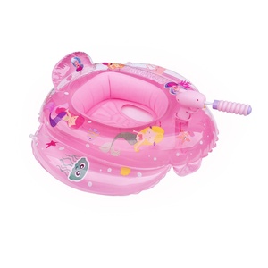 ห่วงยางว่ายน้ำเด็ก PVC ราคาถูก พร้อมที่นั่งนิรภัย ห่วงยางว่ายน้ำเด็กแบบเป่าลม พร้อมปืนฉีดน้ำ - Product Image 1