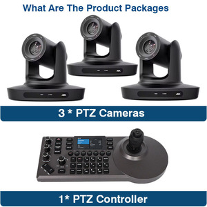 Cámara PTZ 4K USB POE con Zoom Óptico 12X, Control Remoto IP para Videoconferencias en Vivo, Enseñanza, Cámara PTZ 4K - Product Image 3