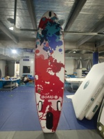 Planche de SUP gonflable de sport DWF de haute qualité, prête à être expédiée, 335x83x15cm, pour le surf en position debout dans les eaux océaniques - Vente en gros