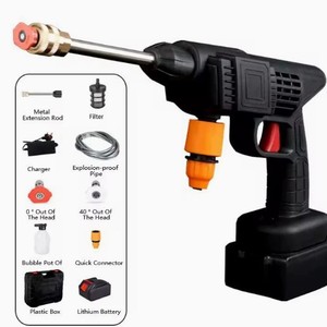 High Pressure Cleaner Water Gun 1.0-1.9 Gpm Adjustable Pressure Light Duty Cold Water Degreasing Plastic Body - Product Image 1