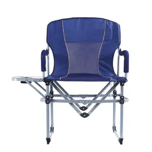 Custom Outdoor Furniture Grain Camping Chair Aluminum Folding Chair Portable Wood Carry Bag OEM Modern Panel Garden Chair