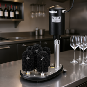 Lavadora de vasos eléctrica con 5 barras de cepillado para limpiar copas de vino, 1200 vasos por hora - Product Image 2