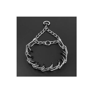 Maychan Metalen Steel Pinch Chain Prong Uiteinden Anti-Roest Draagbare <span class=keywords><strong>Training</strong></span> Halsbanden Voor Honden - Product Image 2