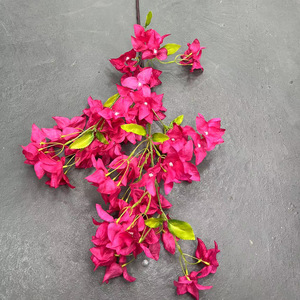 Vente en gros Tissu doux Simulation <span class=keywords><strong>Bougainvillier</strong></span> Lagerstroemia Fleur Branche pour Tenture murale dans les hôtels et les centres commerciaux - Product Image 5