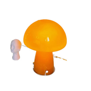 Lampe de table en forme de champignon E27 LED 220V avec interrupteur, protection des yeux, pour éclairage de bureau ou de chambre - Product Image 3